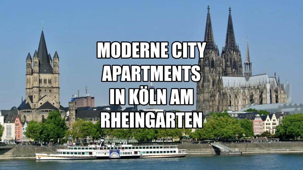 Apartments Am Rheingarten Köln Exteriör bild